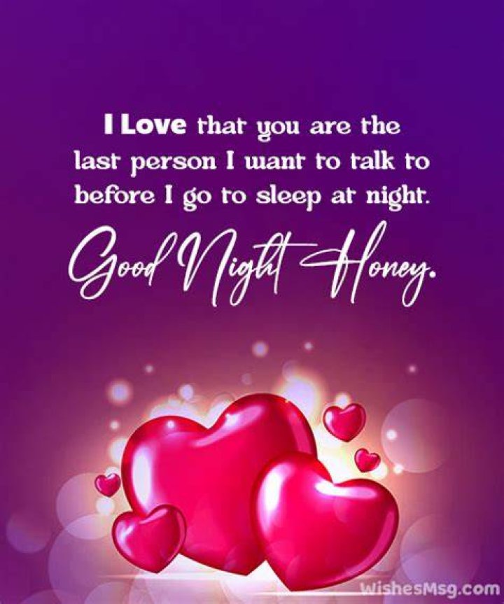 Whispers of Affection: Good Night, Honey, I Love You